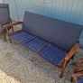 Guy Rodgers mid Century teak Manhattan lounge suite with reclining armchairs Image 8