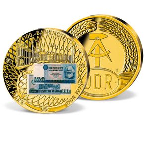 Karl Marx 73 euro issue price | East Germany 100 Banknote 1975 proof coin medal DDR 58g