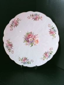 Aynsley Fine Bone China Howard Sprays Dessert Plate