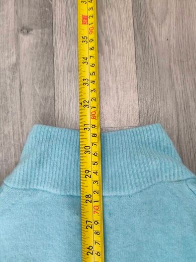 CK Calvin Klein Half Zip/Button Wool Blend Jumper Mens XL