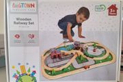 Little Town Wooden Railway Set