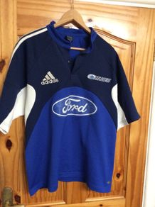 Blues Rugby Union Football Club.Auckland New Zealand. Official Adidas Home Jersey Worn During Victorious Super League Champions Winning Season Of 2002/03. Authentic Original.