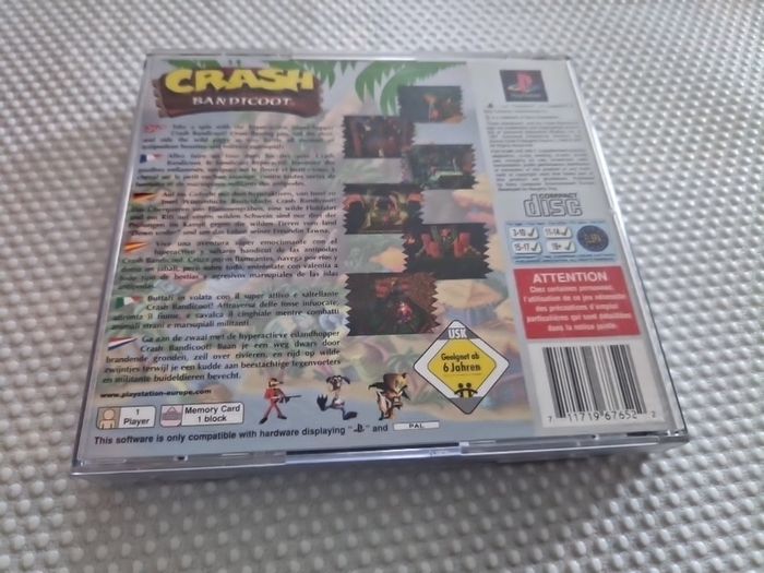Crash Bandicoot PlayStation1 Ps1 PlayStation2 Ps2 PlayStation