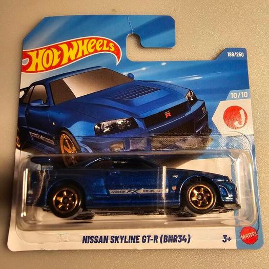 Hot wheels Nissan Skyline GT-R BNR34