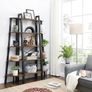 New 5 Tier Industrial Corner Bookcase (159cm) FREE P&P Image 6