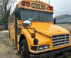 Fully Equipped American School Bus  Static Food/B