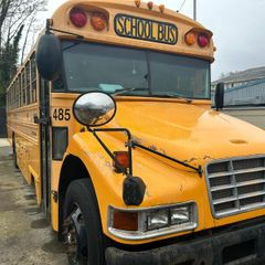 Fully Equipped American School Bus  Static Food/B