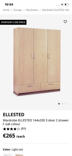 Large wardrobe