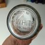 451 - Vintage R White Collectible Decorative Bottle Image 6