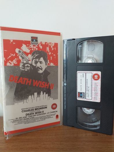 Death Wish Charles Bronson VHS Pal Video Cassette Tape Certificate 18 Year 1981