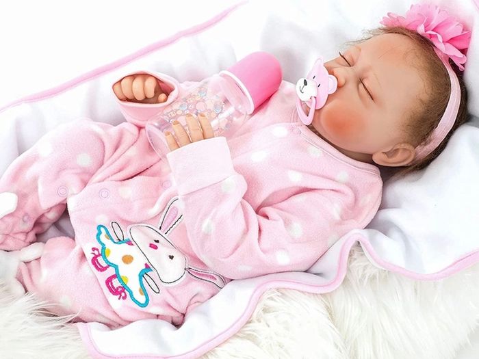 22 inches 55 cm Reborn Dolls Vinyl Soft Silicone Real Life Dolls Handmade Reborn Toddler Dolls Newborn Reborn Babies Toys (FREE POSTAGE)