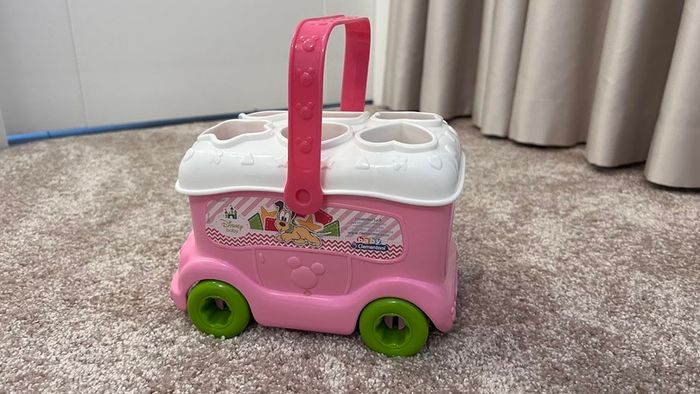 Clementoni Minnie Mouse Shape House Baby's Stacking Blocks