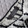 Primark Black & White Crochet Knit Tank Top 2XS Image 3