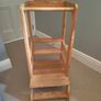 Toddler Step Stool / Kitchen Helper - Solid Wood Image 3