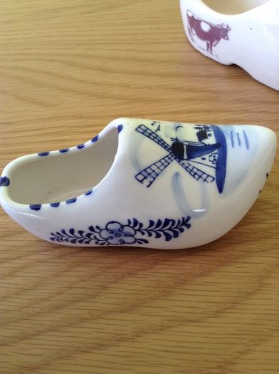 Pair of China clogs