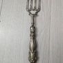 Vintage Silver Plated Serving Basket & Decorative Fork -1913 Image 3
