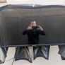 Hannspree Outdoor Monitor Setup + Weatherproof Cover and Google Chromecast Image 2