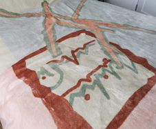 Large faux fur quilt 220x225cm