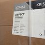 Aspect 1100mm sliding door brushed gold Image 2