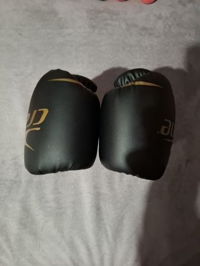 Crane Boxing Gloves Black & Gold