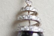 Vintage Sterling Silver 925  Pendant Necklace length 16" - 19,7g