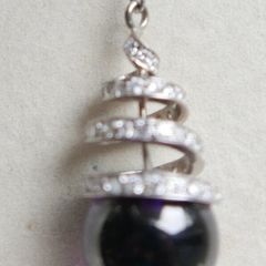 Vintage Sterling Silver 925  Pendant Necklace length 16" - 19,7g