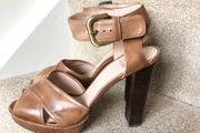 Stuart Weitzman leather heels UK5