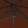 Cantilever Umbrella with Steel Pole 300 cm Terracotta Image 4