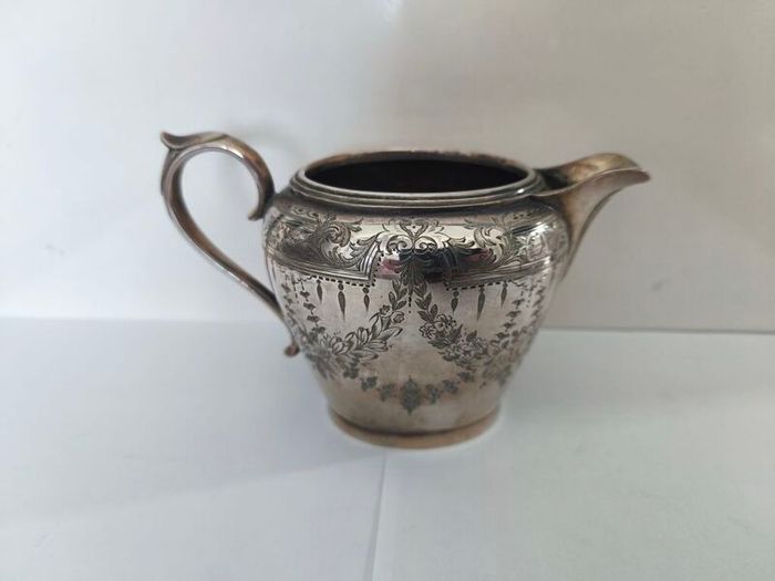 Antique John Rogers Creamer and Sugarbowl