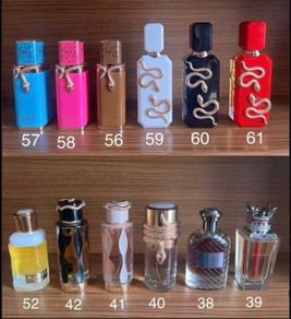 Perfume samples bundle Arabic fragrances choose yours