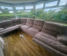 corner recliner couch