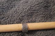 chunky sterling silver ring