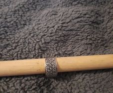 chunky sterling silver ring