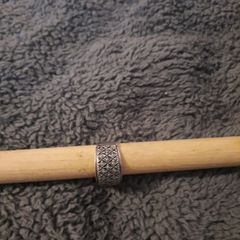 chunky sterling silver ring