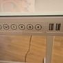 White Electric Height Adjustable Sit Stand Desk with Glass Top Image 2