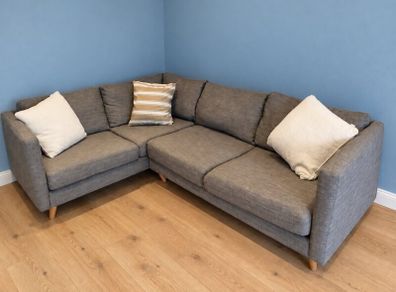 Grey Corner Sofa  FREE Delivery