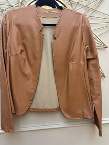 Faux leather jacket. Never worn