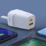 Hoco 2 PORT  USB QUALCOMM 3.0 QUICK Charging Plug Wall Charging For Iphone Samsung Charger Image 7