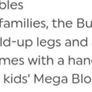 Mega Bloks Folding Table ; Educational (342) Image 9