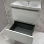 Special offer deal Brand New 500 Gloss White Wall Hung Unit and Basin Image 5