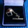Vintage Alaska Black Stone Tie Pin Image 2