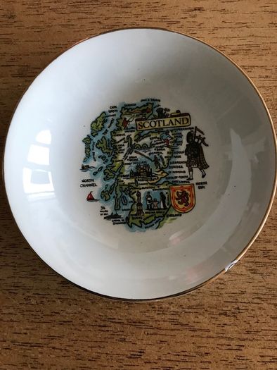 Vintage Scotland Decorative Plate