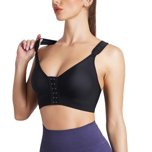 Brand New CHUMIAN Women's Postoperative Sports Bra Without Wire Front Closure