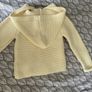 Cream baby cardigan 9-12 m Image 3