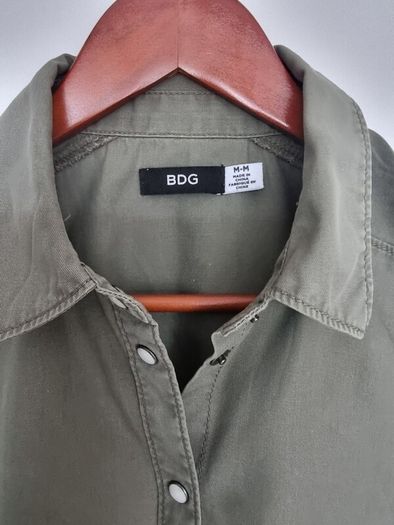 BDG Khaki Cotton Shirt,  Size M