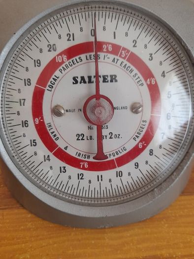 Salter 513 Scales 'Inland and Irish Republic' Post Office  Scales