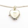 Sterling Silver Photo Locket Necklace On Signed 925 Chain Image 3
