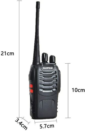 2PCS Walkie Talkie USB power Rechargeable Walkie Talkies Long Range Two-Way Radio Walky Talky with Earpieces 16CH Handheld Transceiver with LED Light for Field Survival Biking Hiking