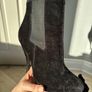 high heel boots from Office, velvet black Image 4