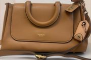 Slouchy Rogue satchel, honey tan